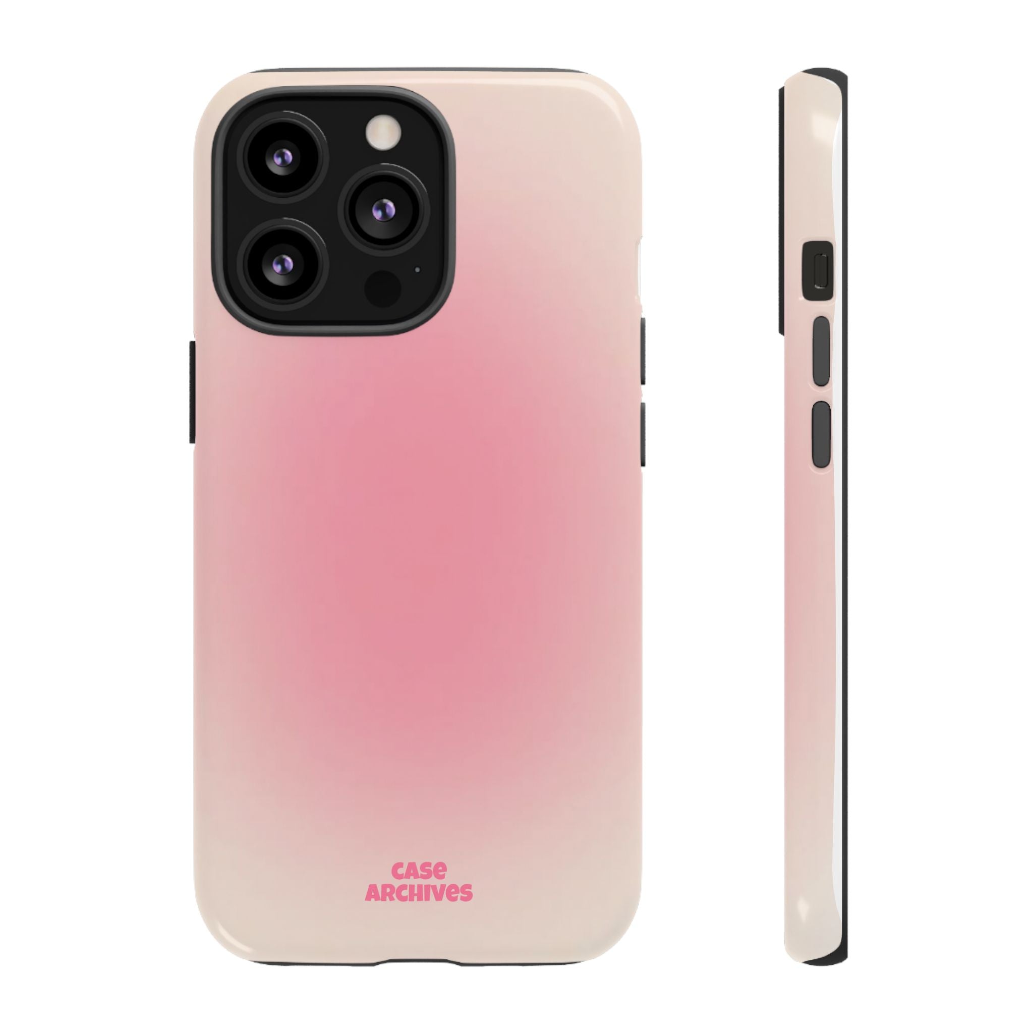 Tough Case – Pink Ombre Protective Phone Case
