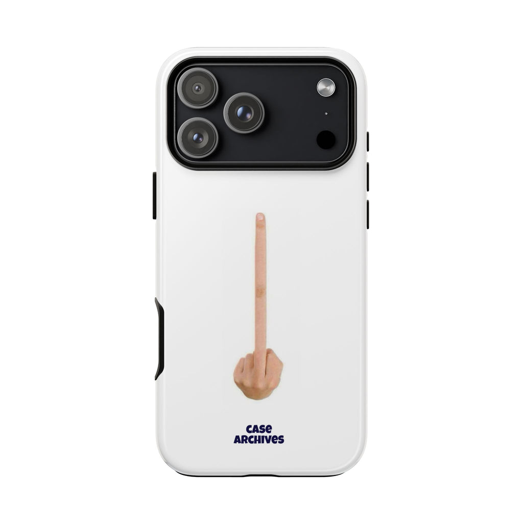 Phone Case — Minimalist Middle Finger Design (Case Archives)