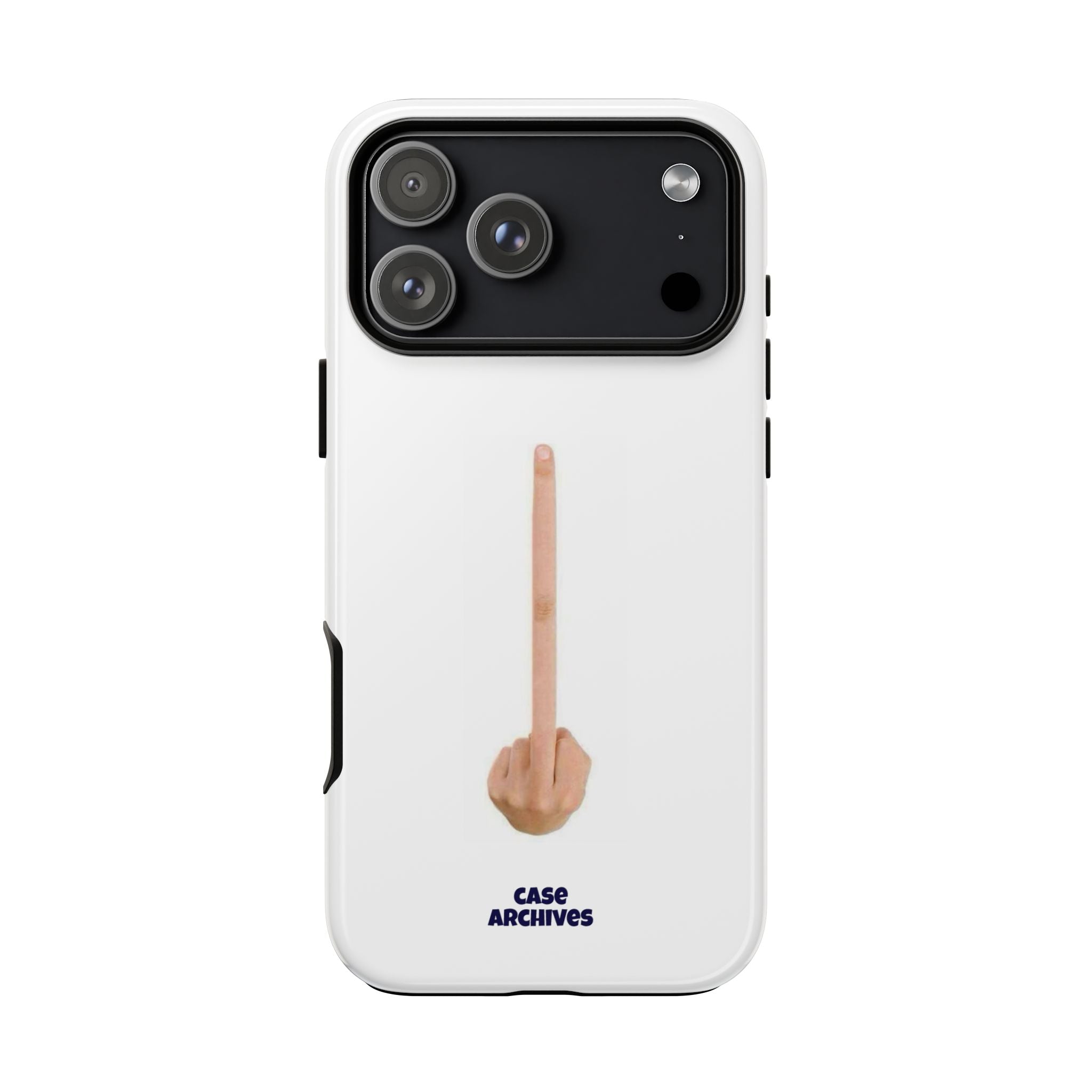 Phone Case — Minimalist Middle Finger Design (Case Archives)