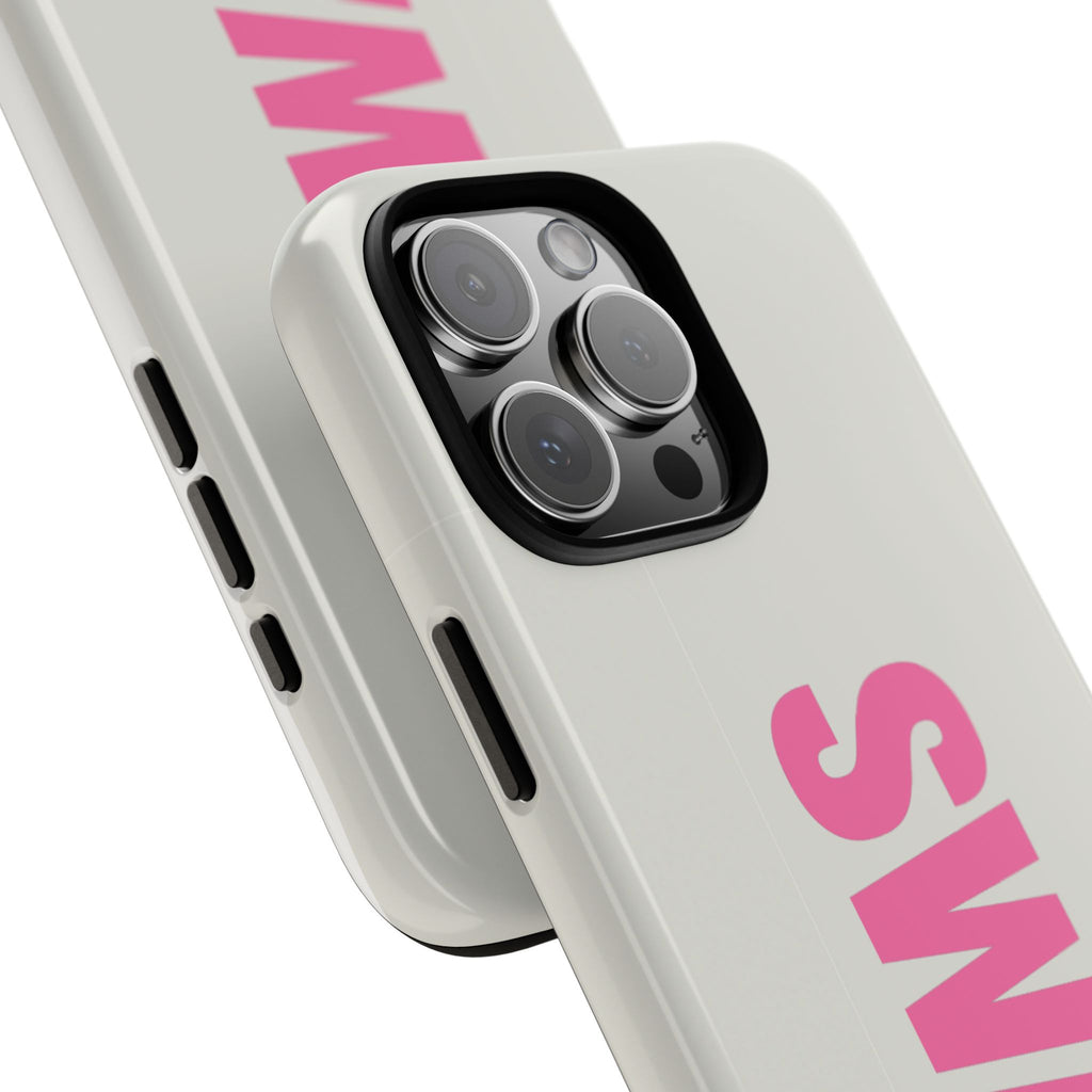 SWAG Phone Case — Bold Pink Vertical Text Tough Case