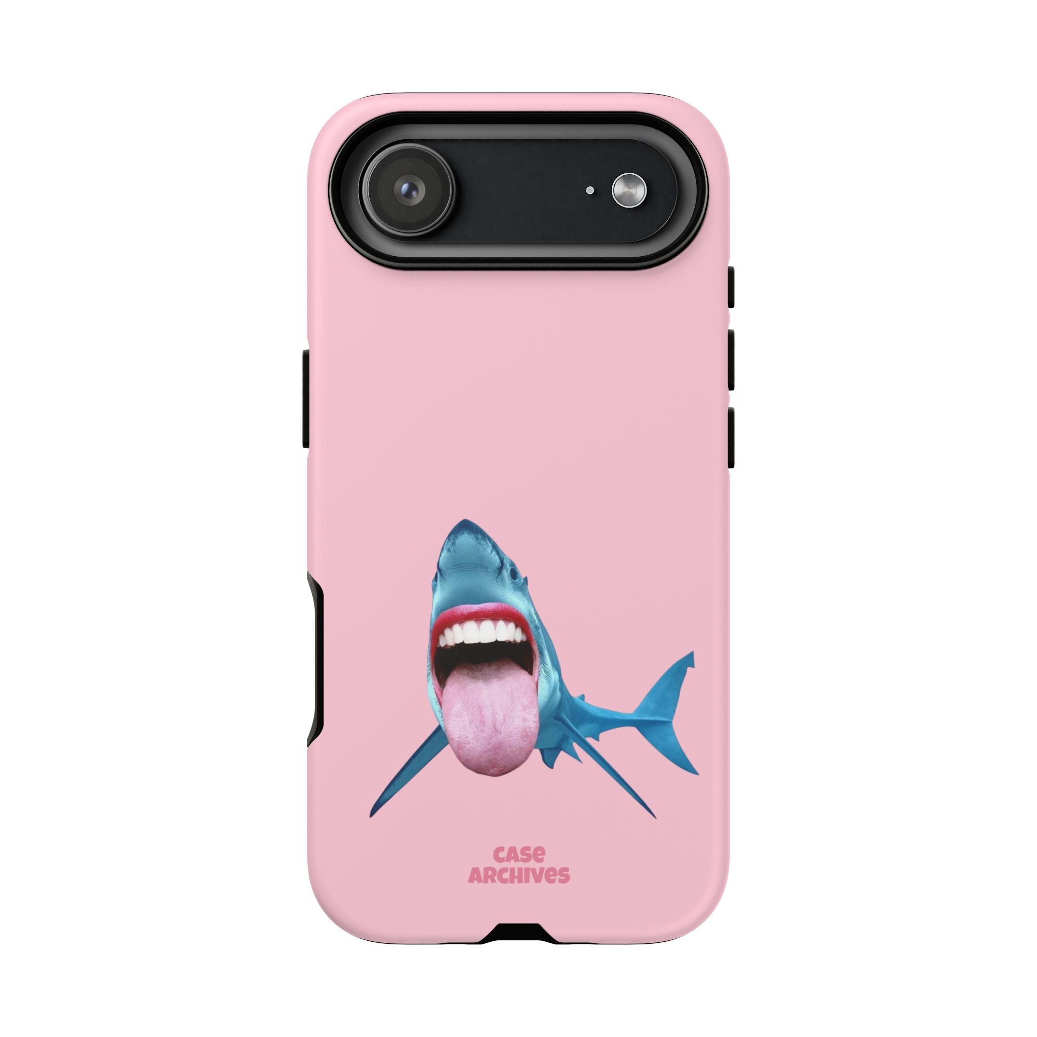 Shark tongue out- funny case