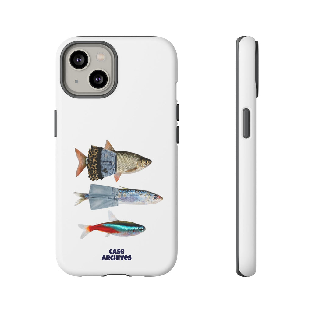 Fish Trio Phone Case — 'Case Archives' Protective iPhone Cover