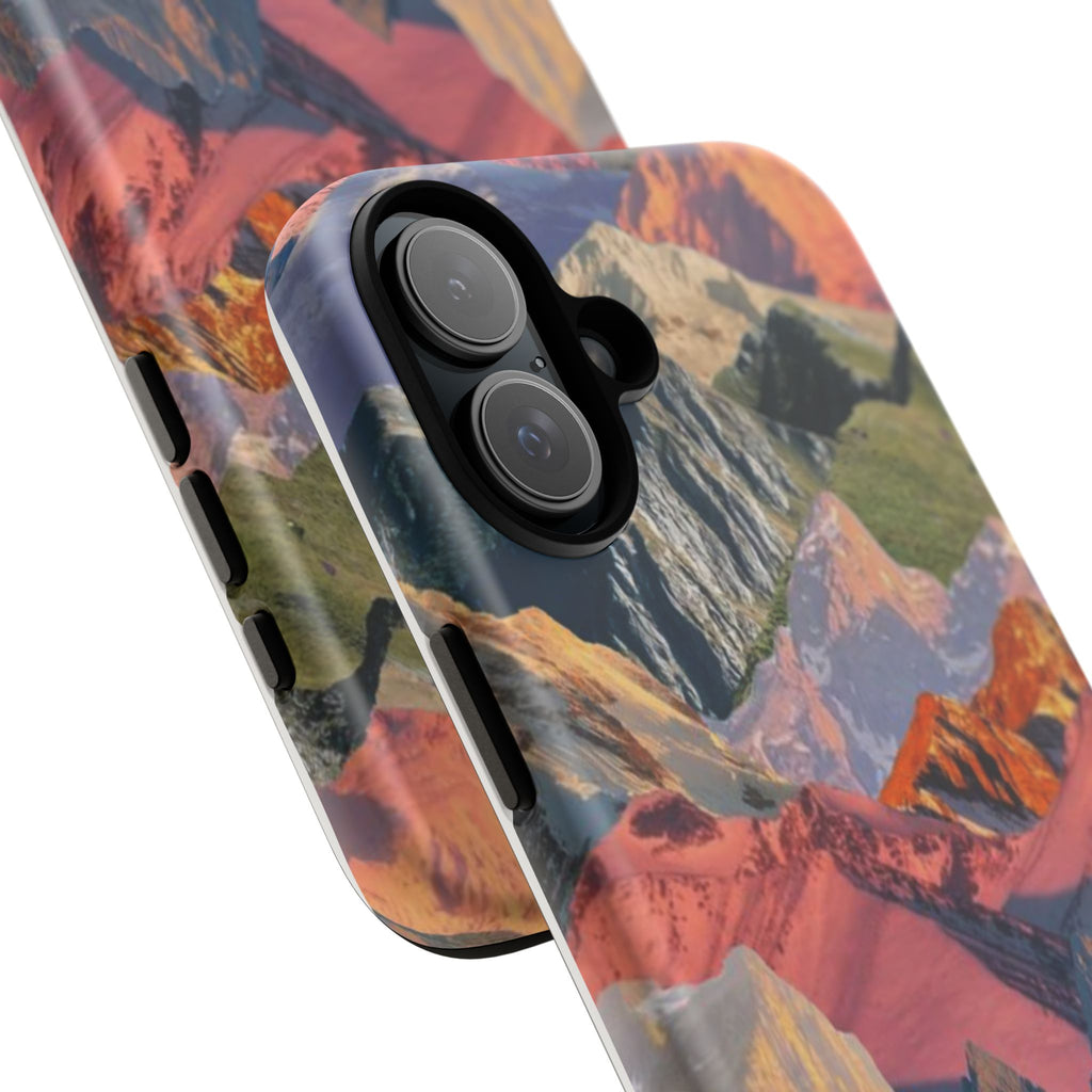 Tough Cases Colorful Mountain Landscape Phone Case — Durable Protective iPhone Cover