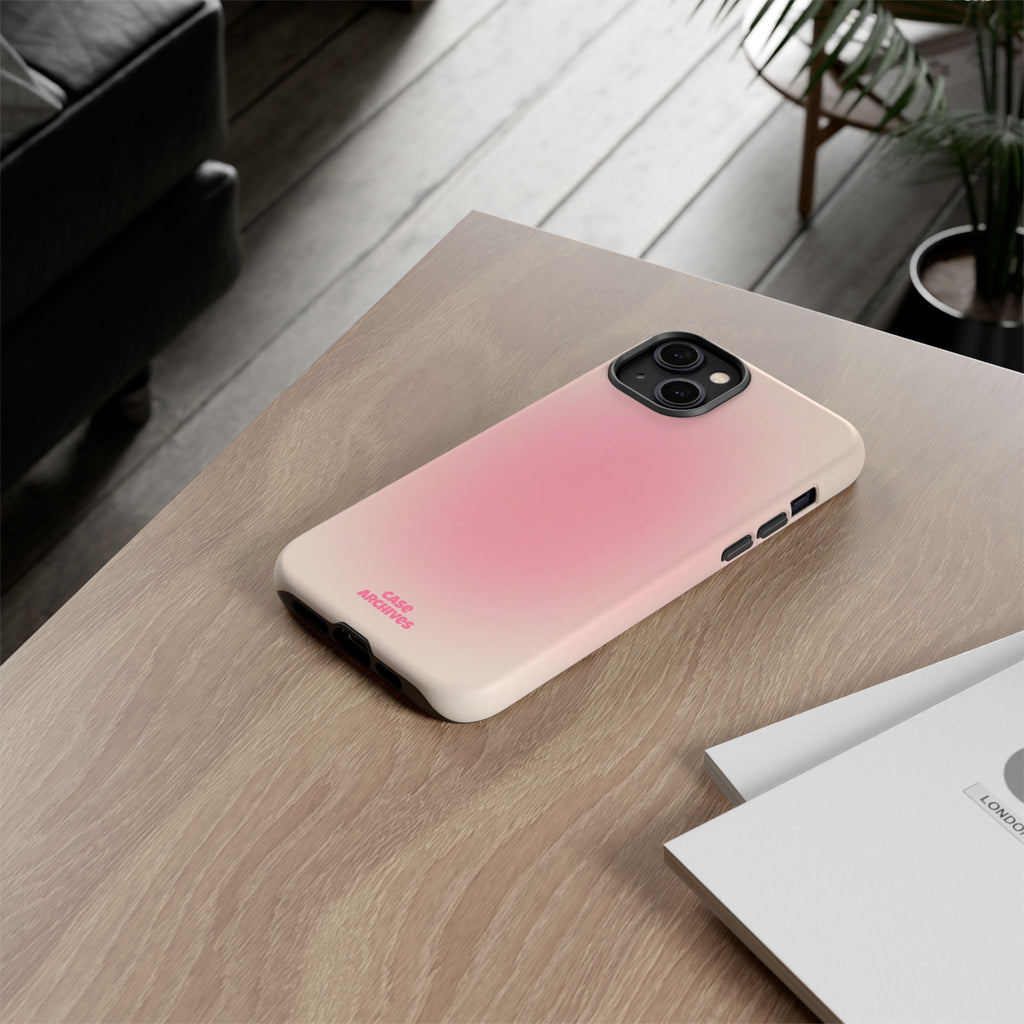 Tough Case – Pink Ombre Protective Phone Case