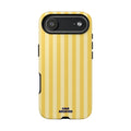 Yellow Striped Tough Phone Case – Durable Protective Cover (Case Archives)