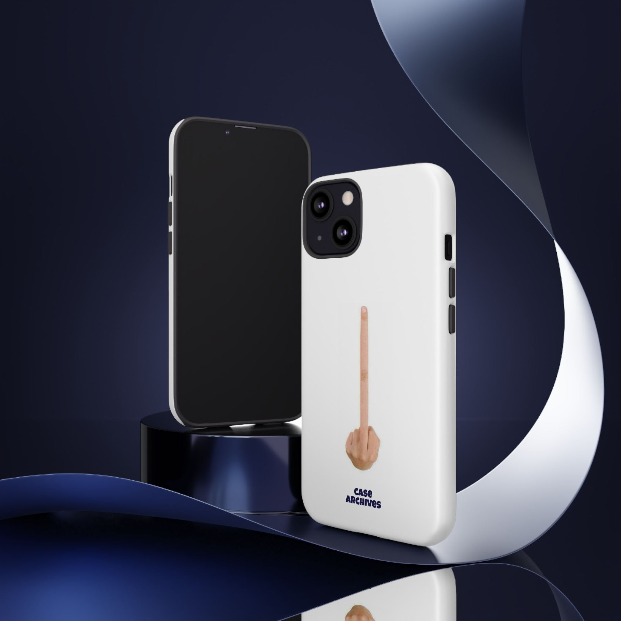 Phone Case — Minimalist Middle Finger Design (Case Archives)