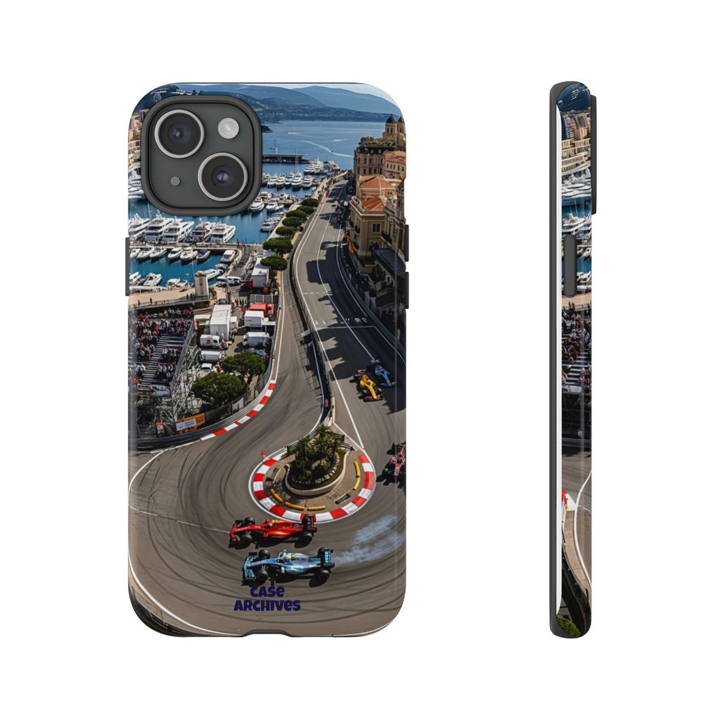 F1 Circuit Phone Case – Monaco Grand Prix Track Design