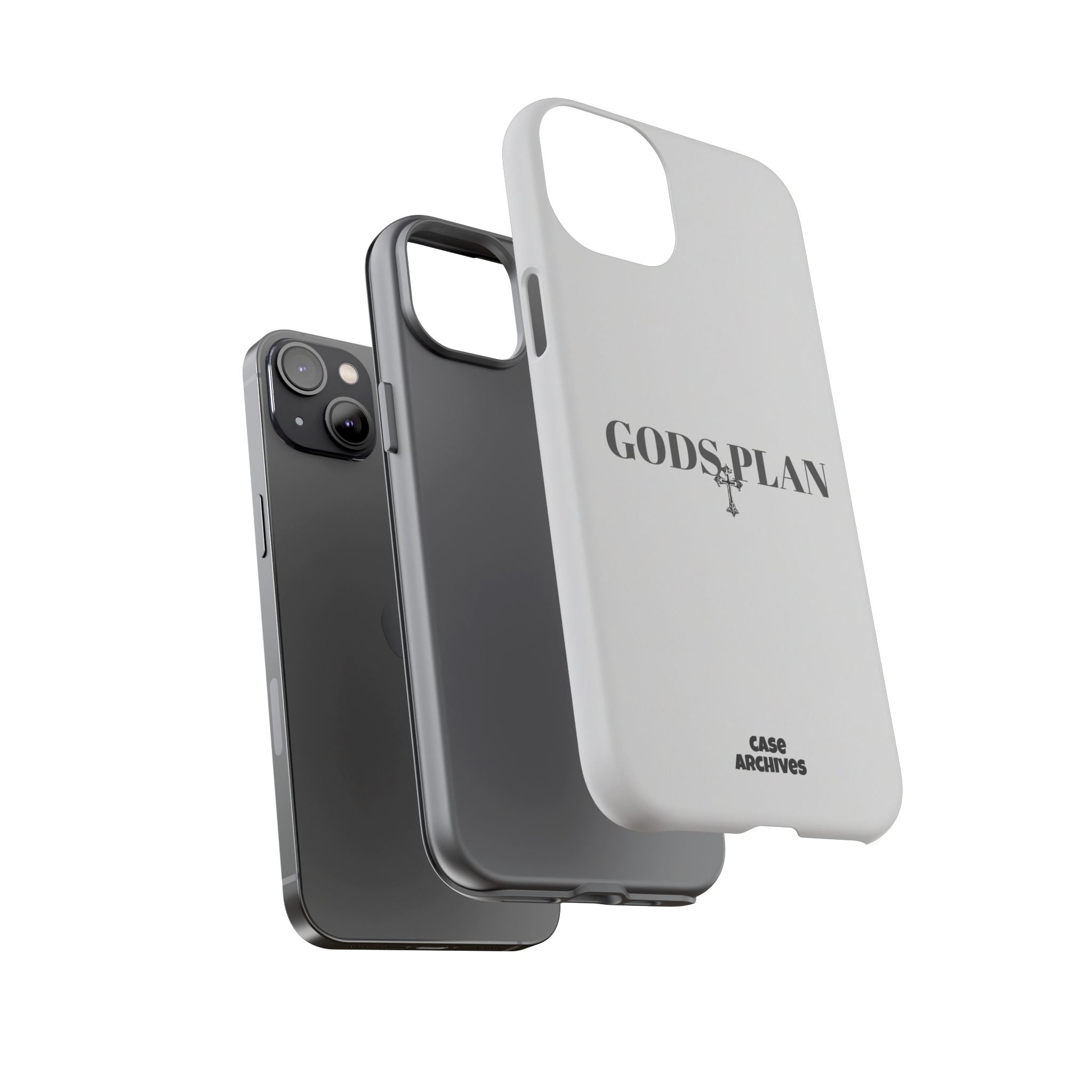 God's Plan Tough Phone Case — Minimal Faith-Inspired Protective Cover