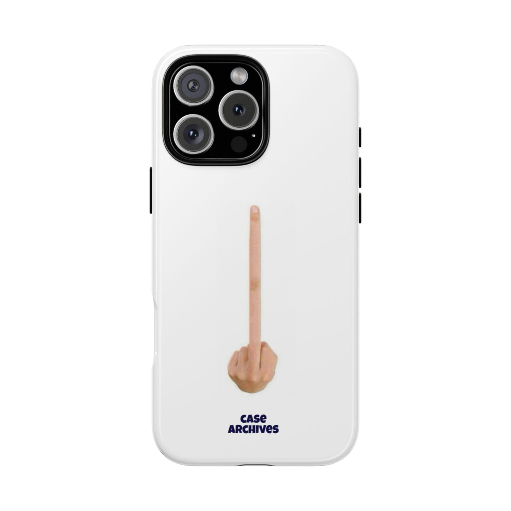 Phone Case — Minimalist Middle Finger Design (Case Archives)