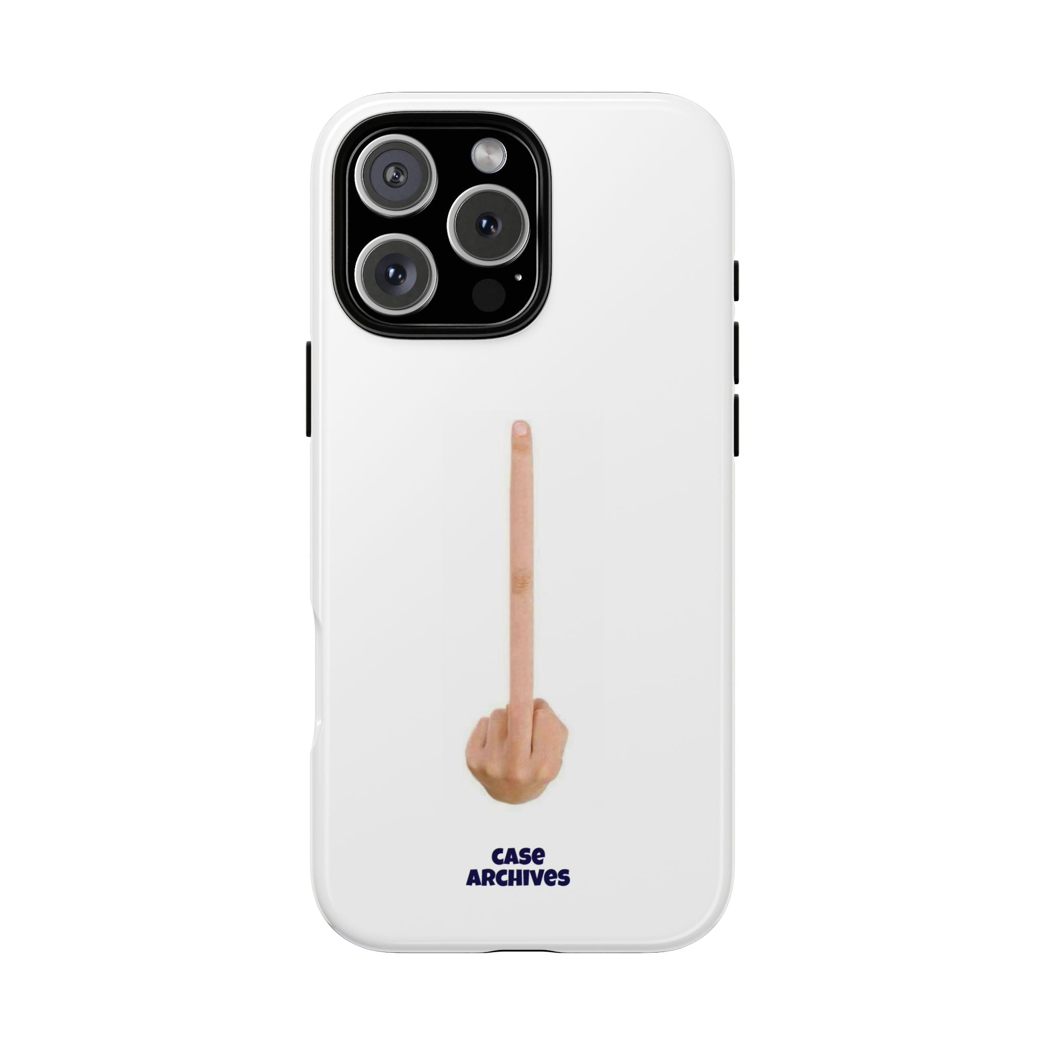 Phone Case — Minimalist Middle Finger Design (Case Archives)