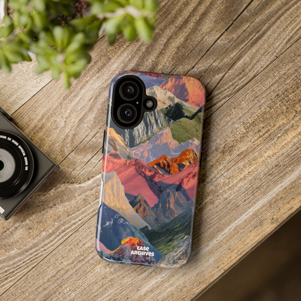Tough Cases Colorful Mountain Landscape Phone Case — Durable Protective iPhone Cover