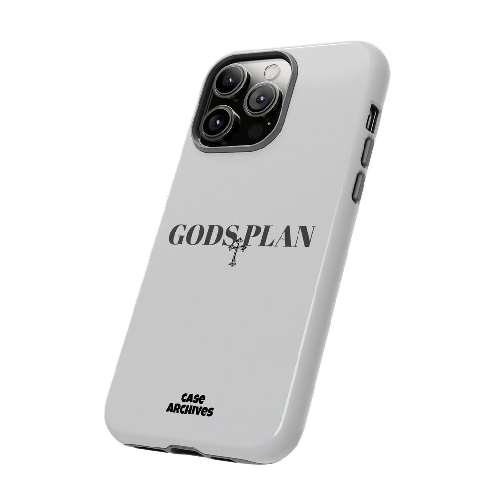 God's Plan Tough Phone Case — Minimal Faith-Inspired Protective Cover