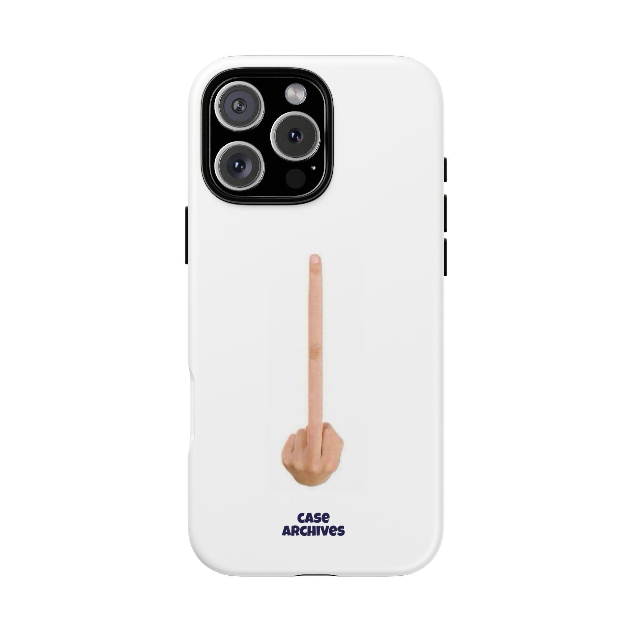 Phone Case — Minimalist Middle Finger Design (Case Archives)