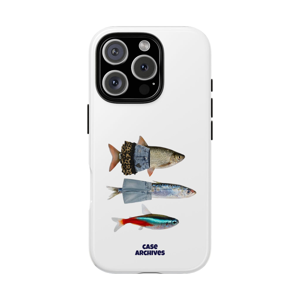 Fish Trio Phone Case — 'Case Archives' Protective iPhone Cover