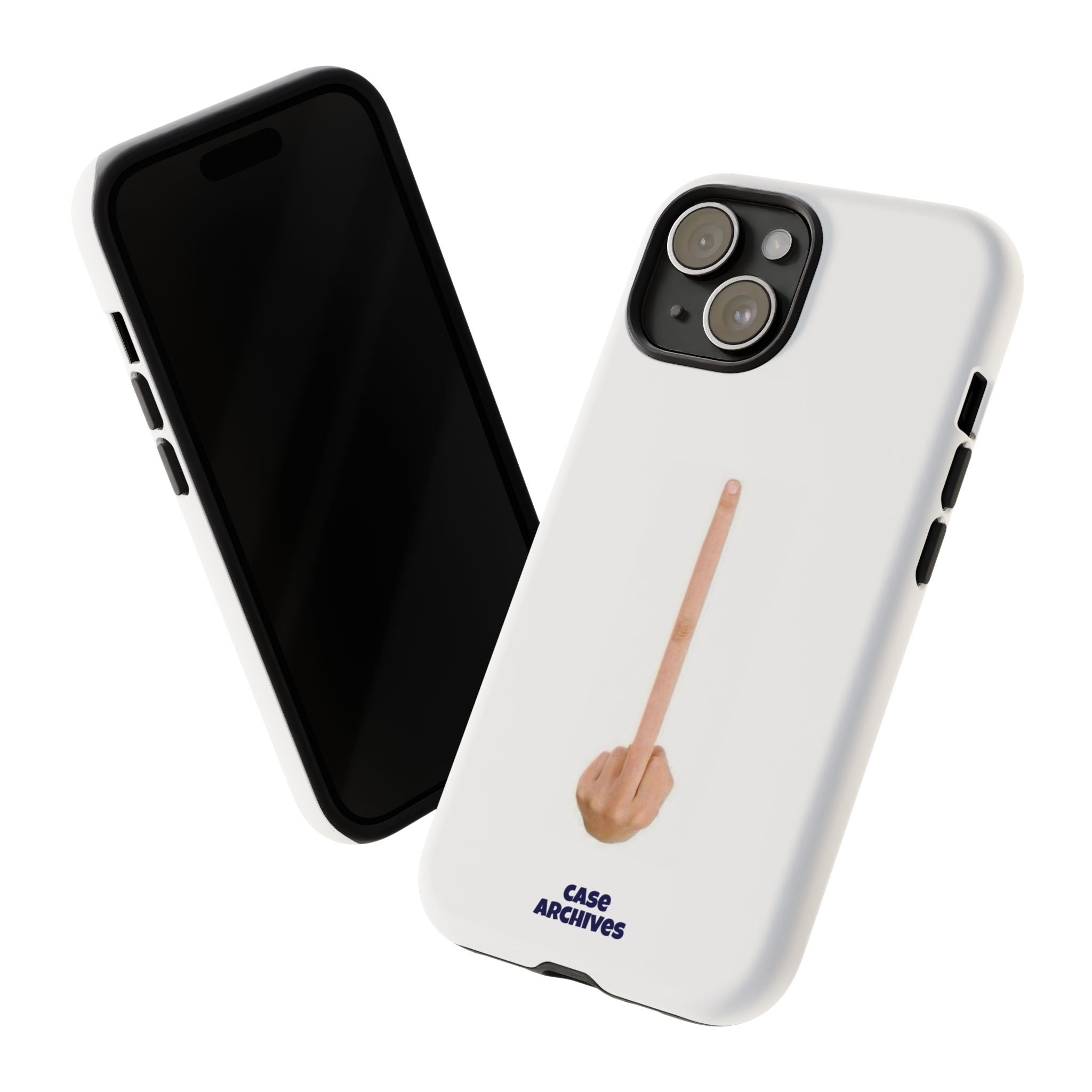 Phone Case — Minimalist Middle Finger Design (Case Archives)
