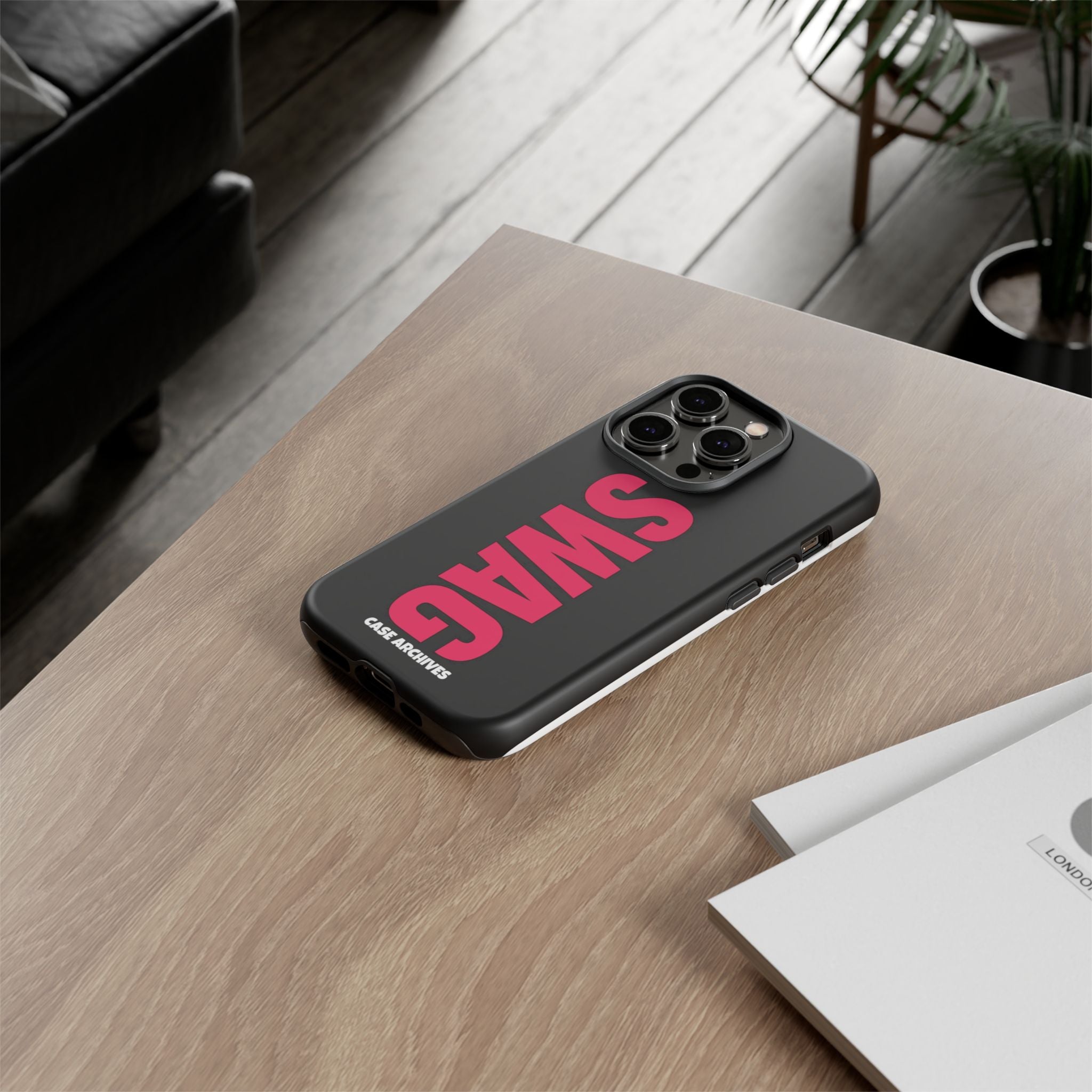 SWAG Vertical Text phone case | Tough Case