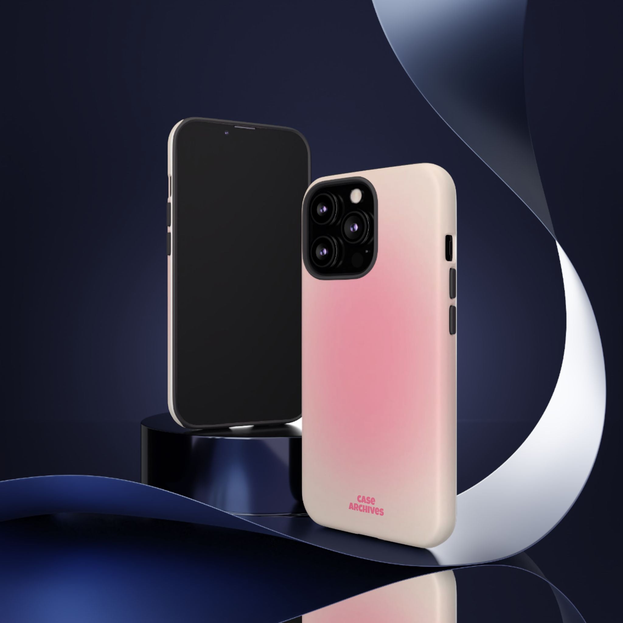 Tough Case – Pink Ombre Protective Phone Case