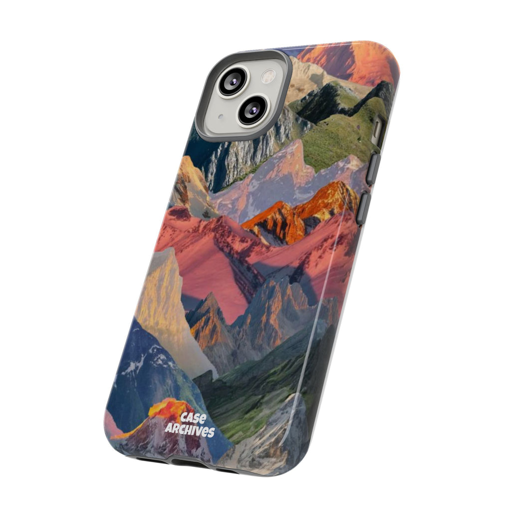 Tough Cases Colorful Mountain Landscape Phone Case — Durable Protective iPhone Cover