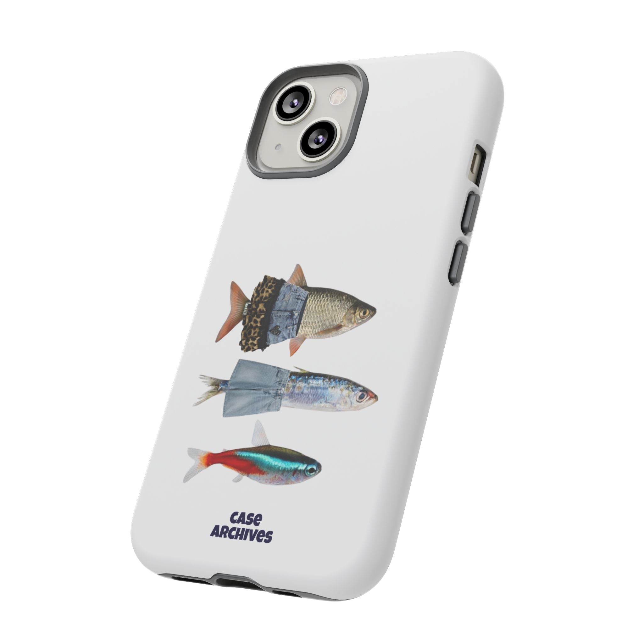 Fish Trio Phone Case — 'Case Archives' Protective iPhone Cover