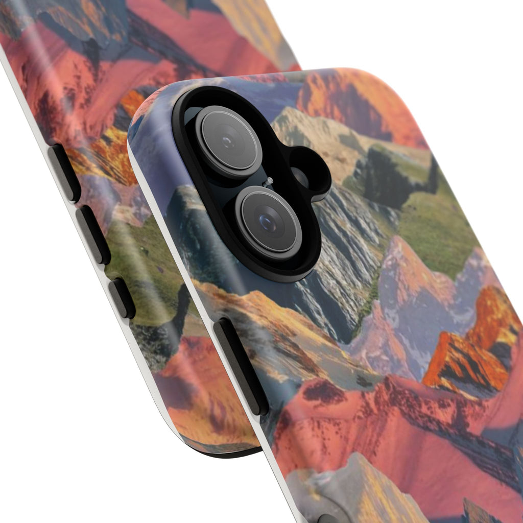 Tough Cases Colorful Mountain Landscape Phone Case — Durable Protective iPhone Cover