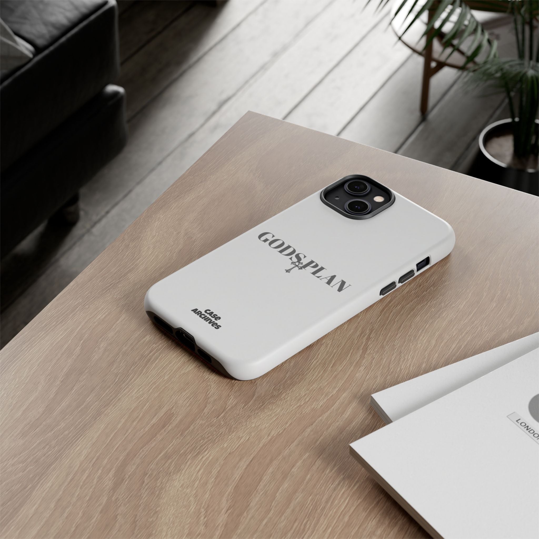 God's Plan Tough Phone Case — Minimal Faith-Inspired Protective Cover
