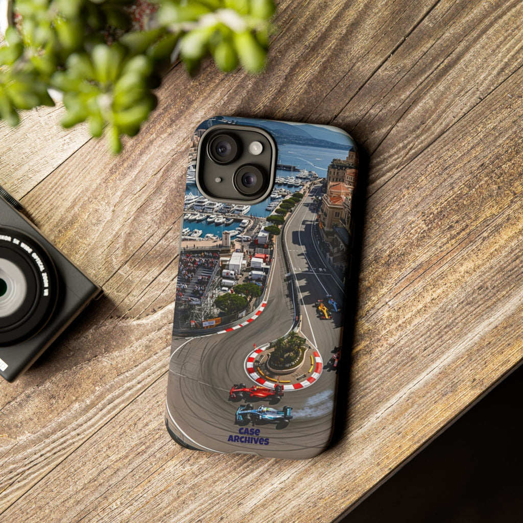 F1 Circuit Phone Case – Monaco Grand Prix Track Design