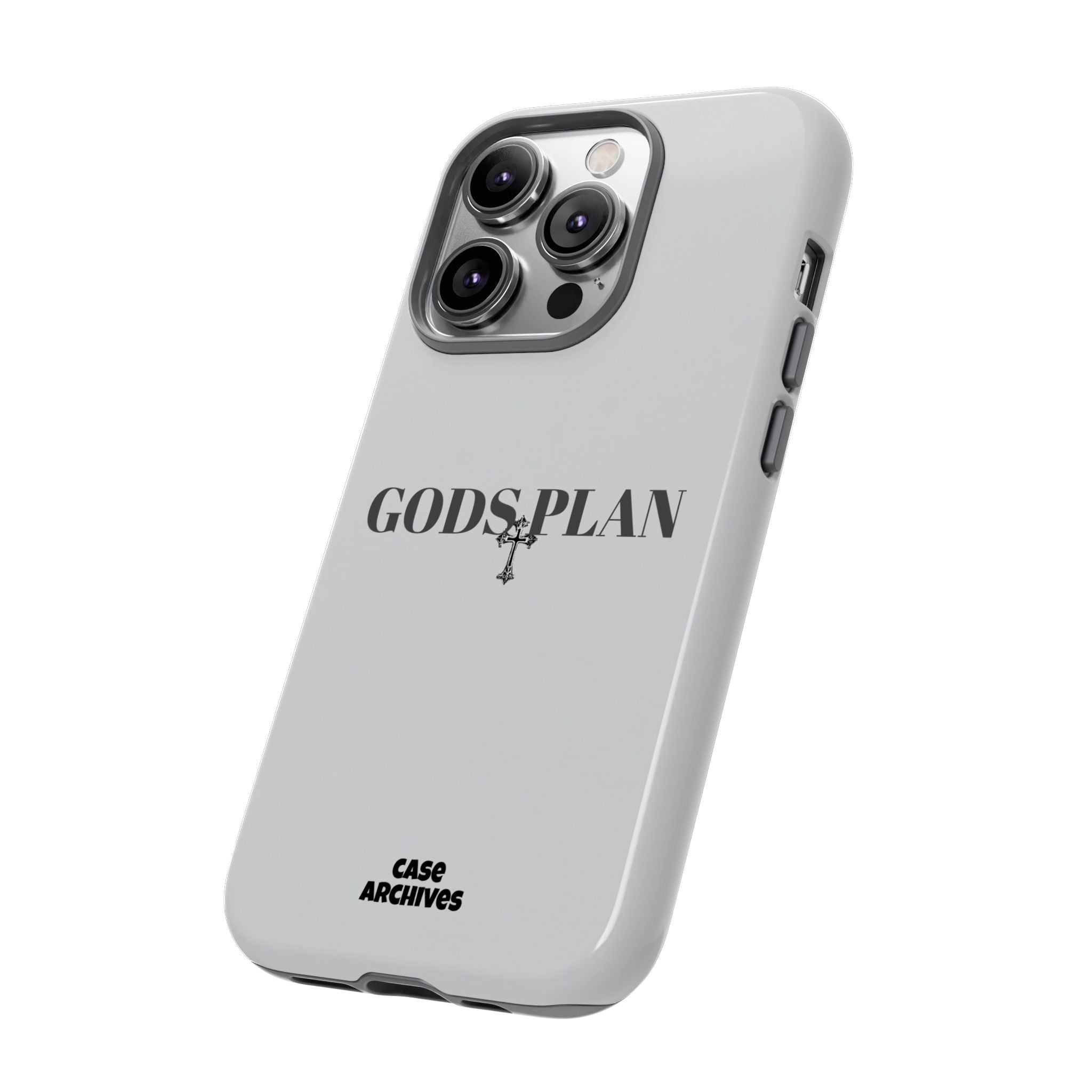 God's Plan Tough Phone Case — Minimal Faith-Inspired Protective Cover