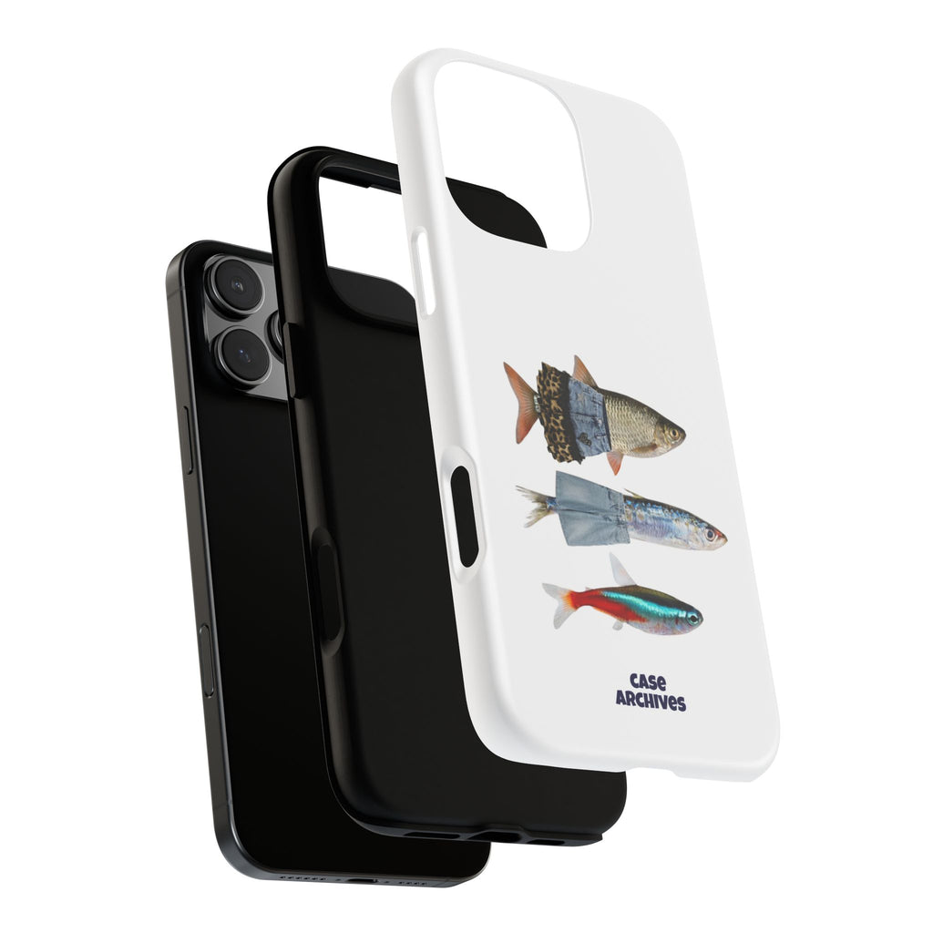 Fish Trio Phone Case — 'Case Archives' Protective iPhone Cover