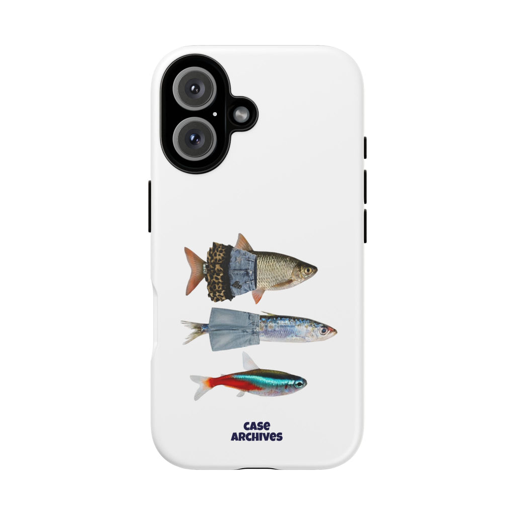Fish Trio Phone Case — 'Case Archives' Protective iPhone Cover