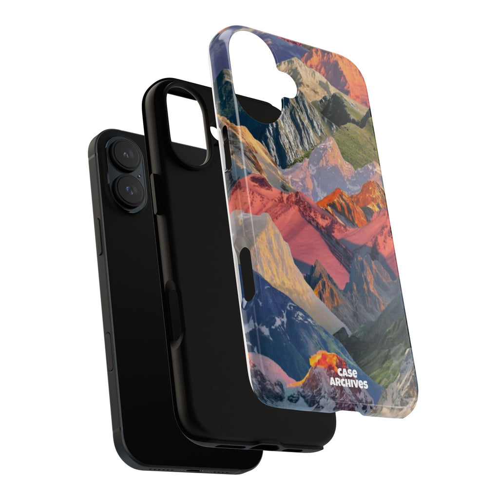 Tough Cases Colorful Mountain Landscape Phone Case — Durable Protective iPhone Cover