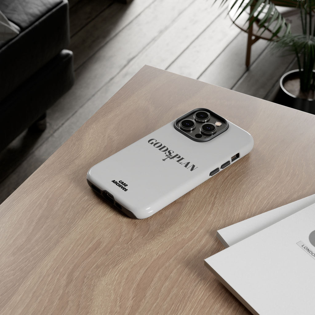 God's Plan Tough Phone Case — Minimal Faith-Inspired Protective Cover