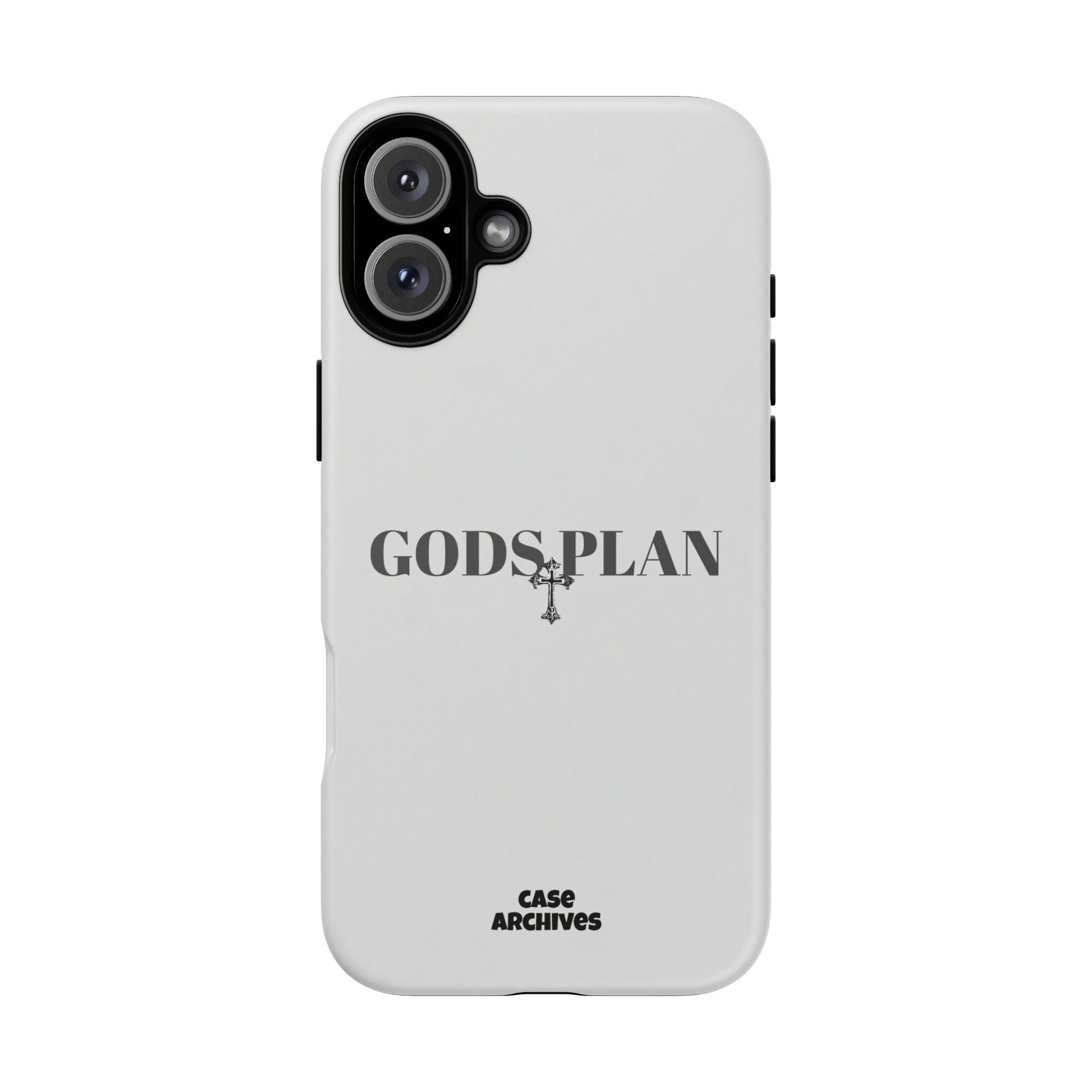 God's Plan Tough Phone Case — Minimal Faith-Inspired Protective Cover