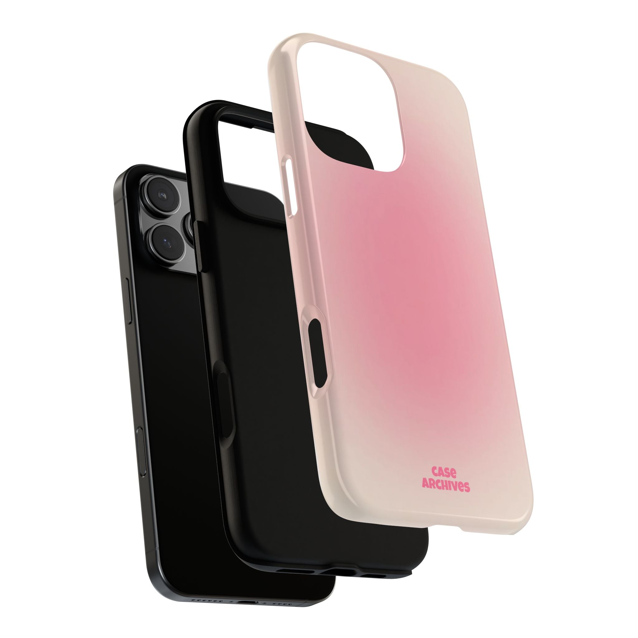 Tough Case – Pink Ombre Protective Phone Case