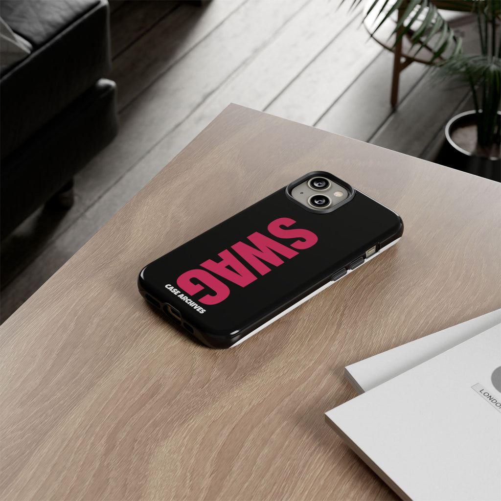 SWAG Vertical Text phone case | Tough Case