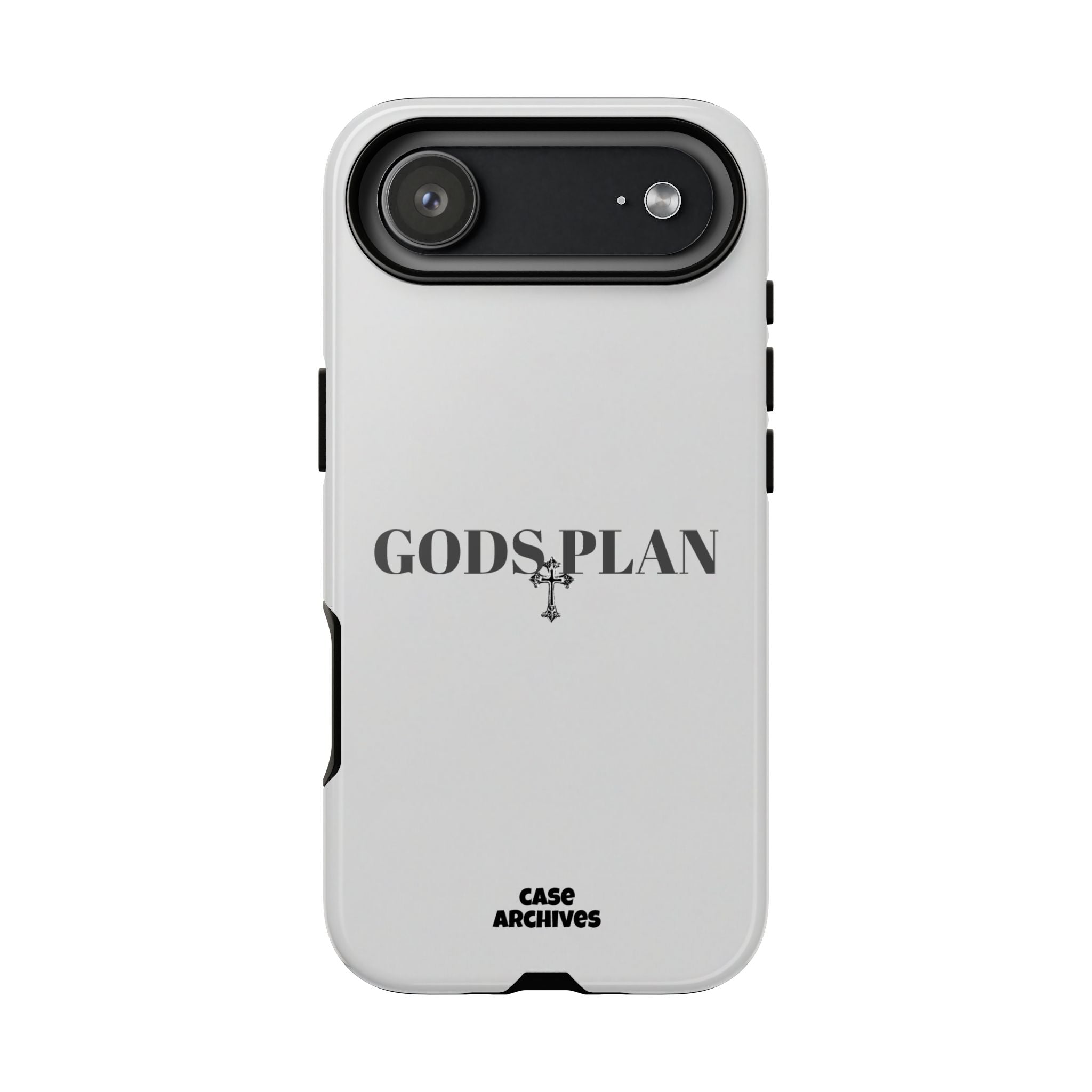 God's Plan Tough Phone Case — Minimal Faith-Inspired Protective Cover