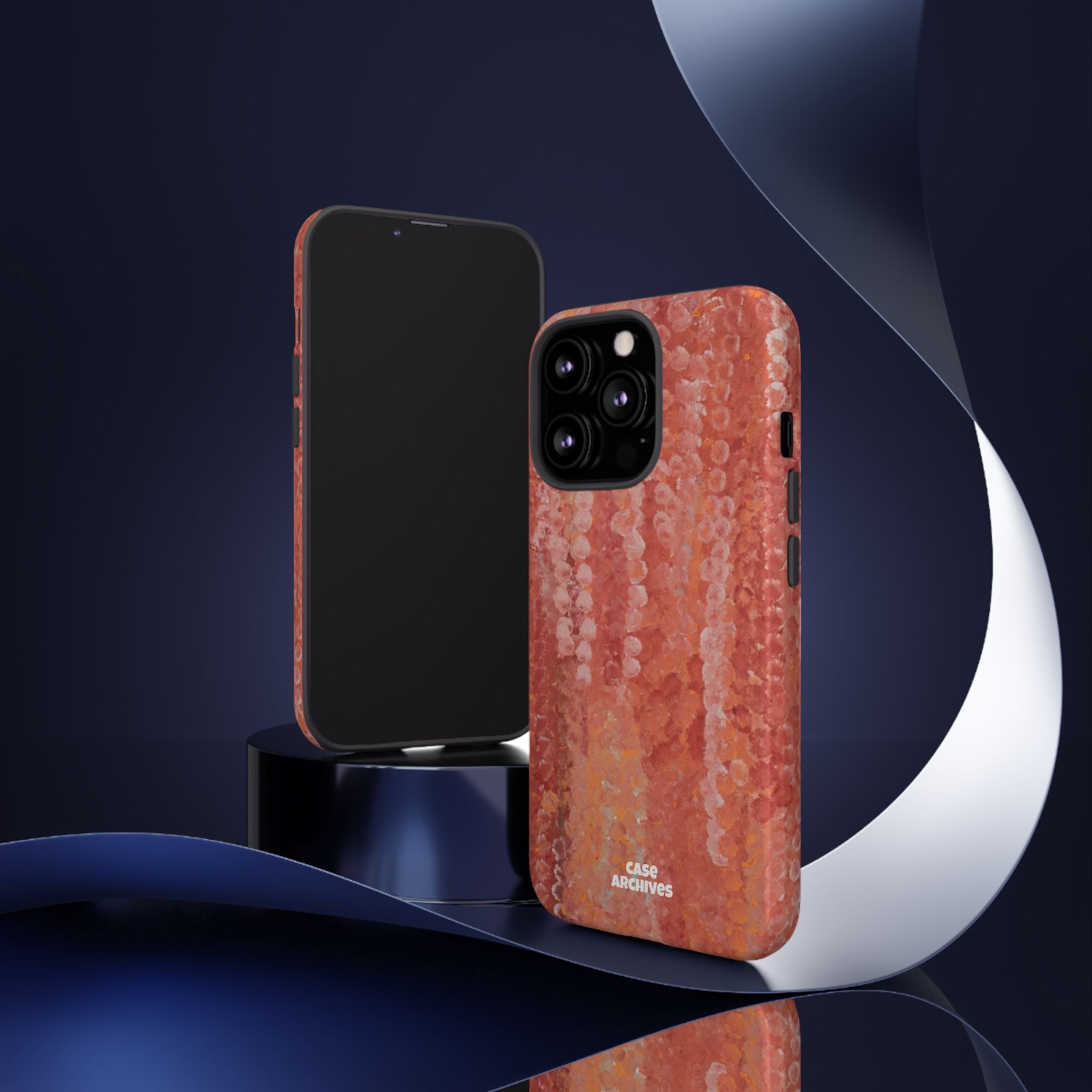Sequin Coral Tough Phone Case