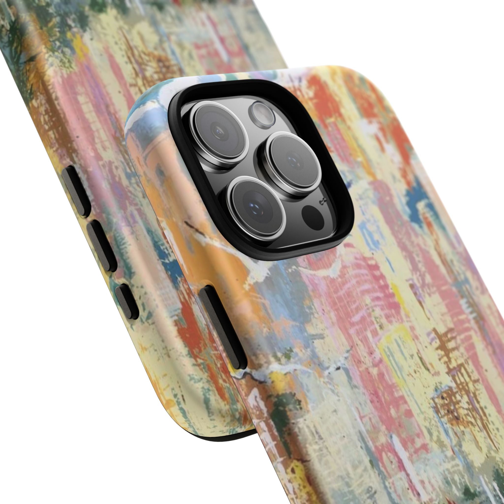 Racing Cityscape Phone Case — Vintage Grand Prix Art Protective Cover