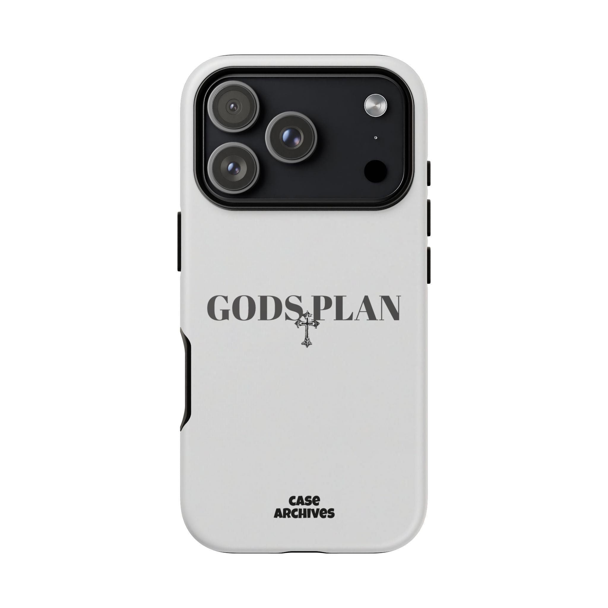 God's Plan Tough Phone Case — Minimal Faith-Inspired Protective Cover