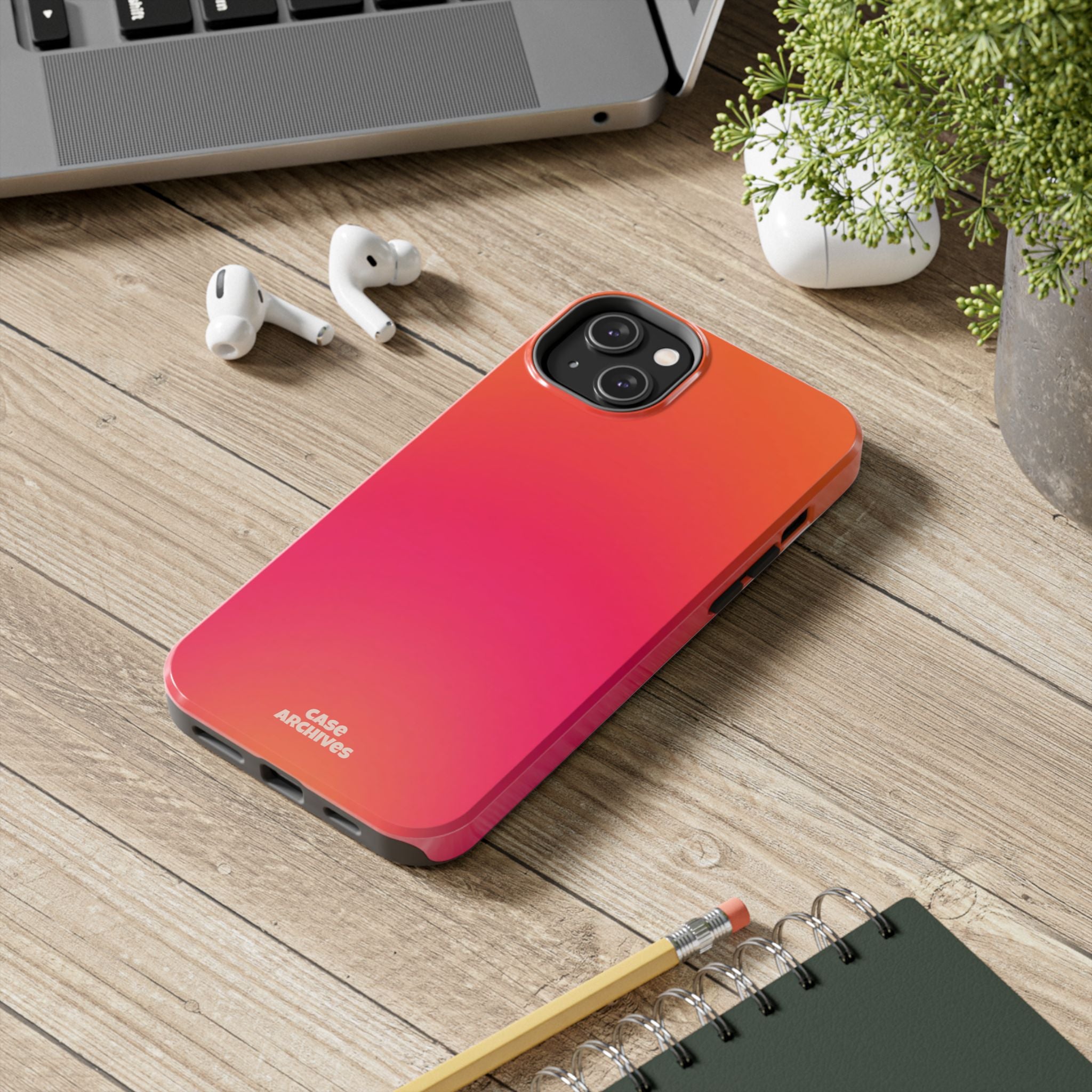 Gradient Tough Phone Case — Sunset Ombre Protective Phone Cover
