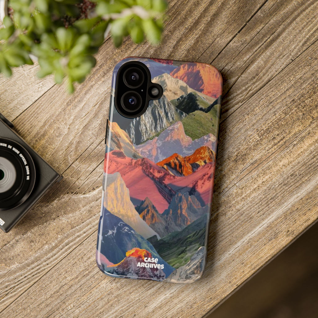 Tough Cases Colorful Mountain Landscape Phone Case — Durable Protective iPhone Cover