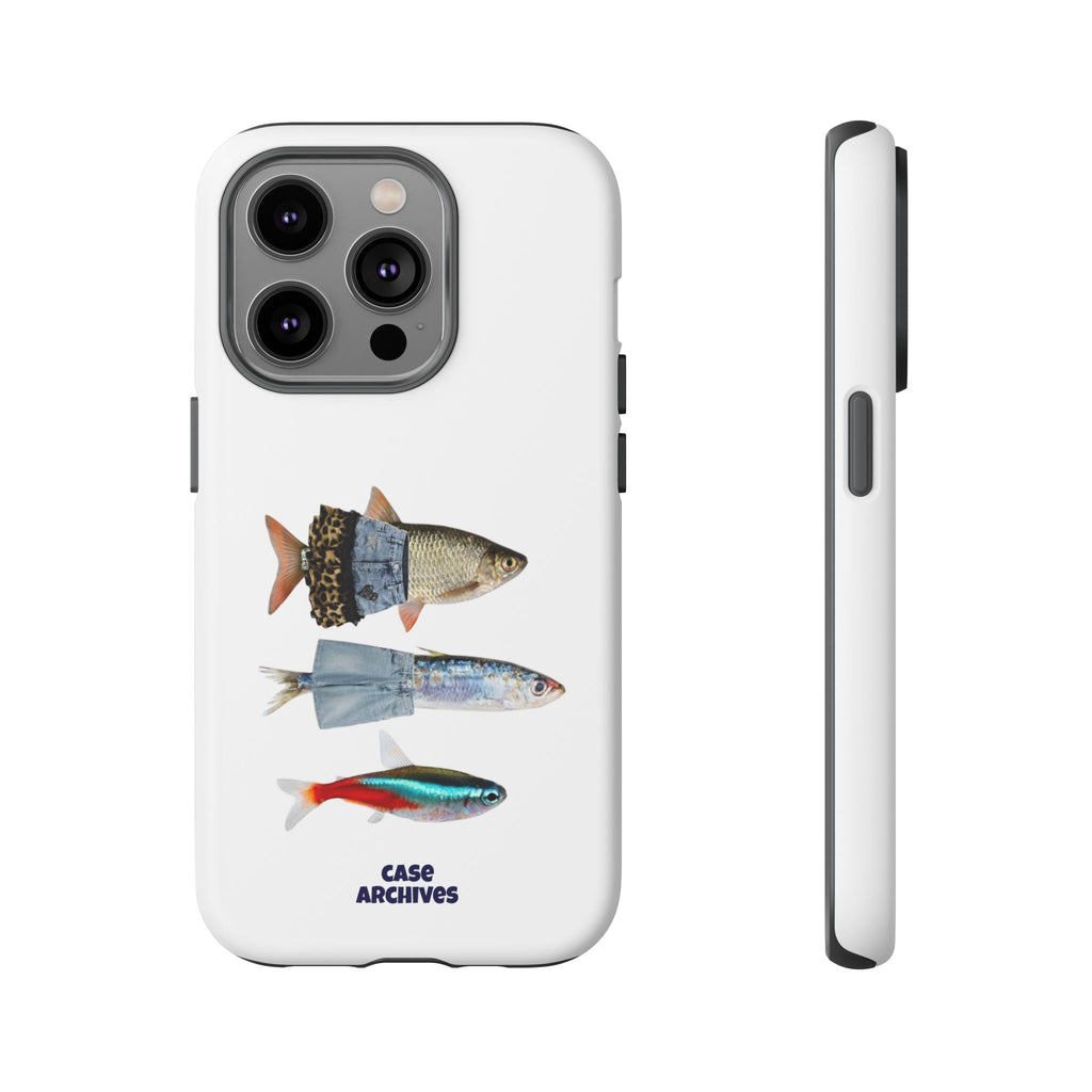 Fish Trio Phone Case — 'Case Archives' Protective iPhone Cover