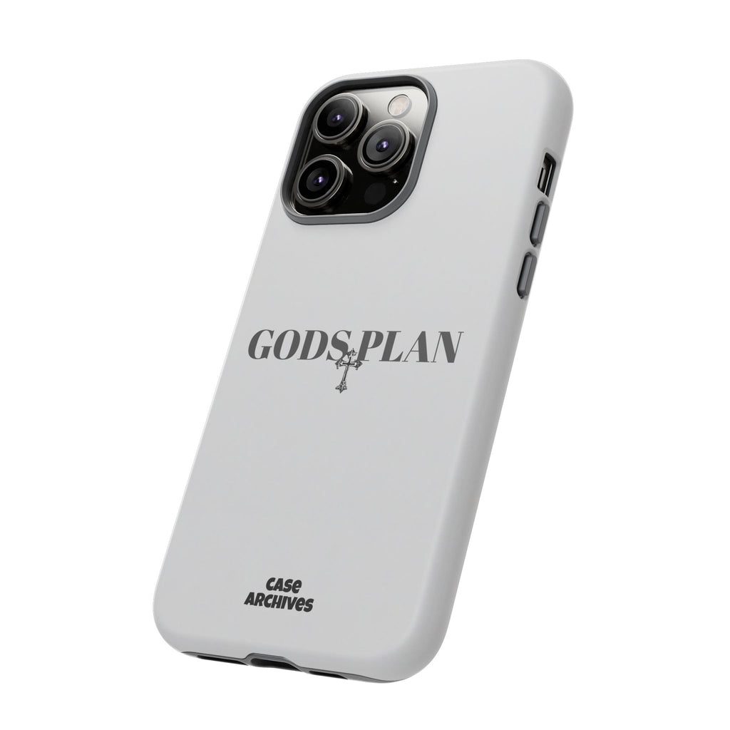 God's Plan Tough Phone Case — Minimal Faith-Inspired Protective Cover