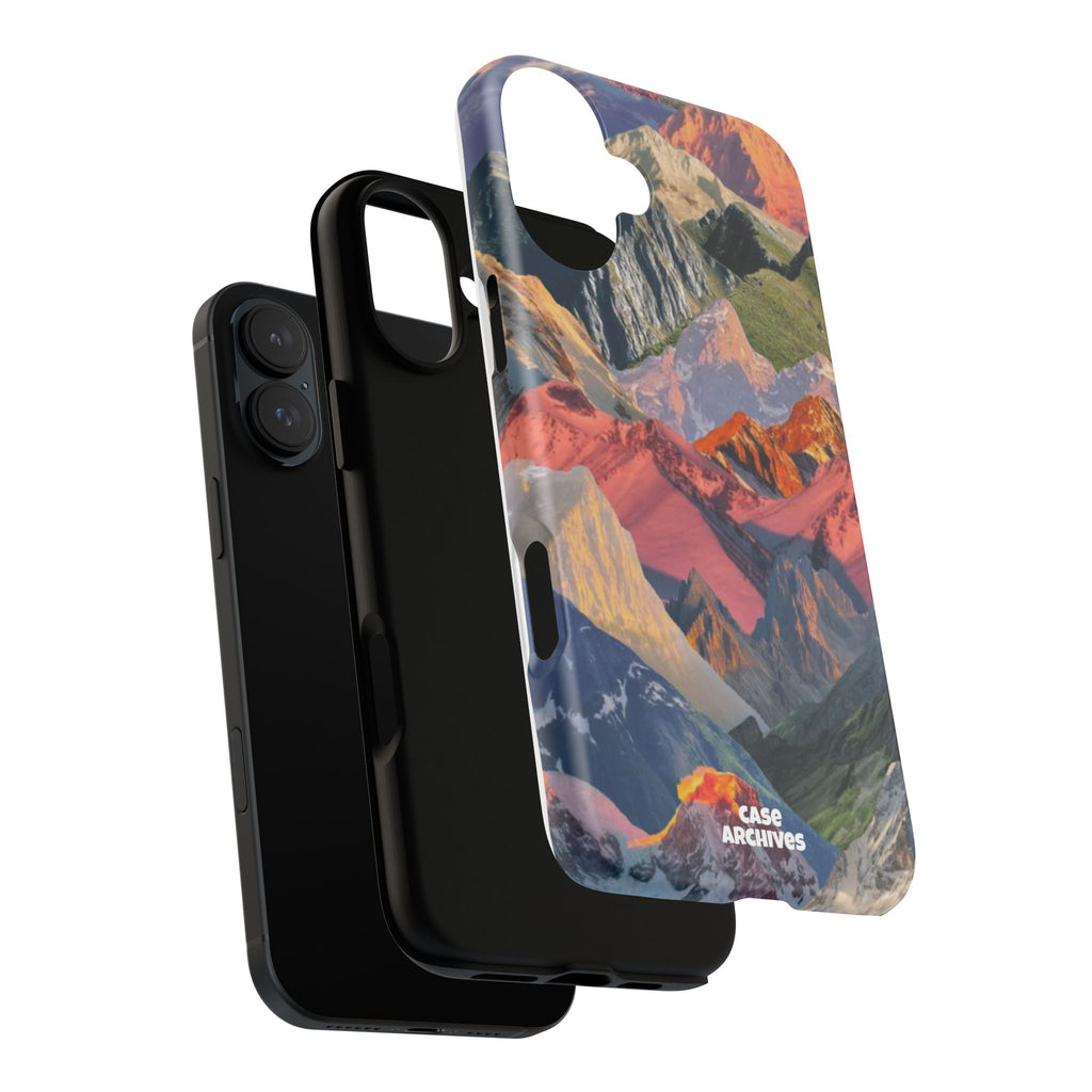 Tough Cases Colorful Mountain Landscape Phone Case — Durable Protective iPhone Cover