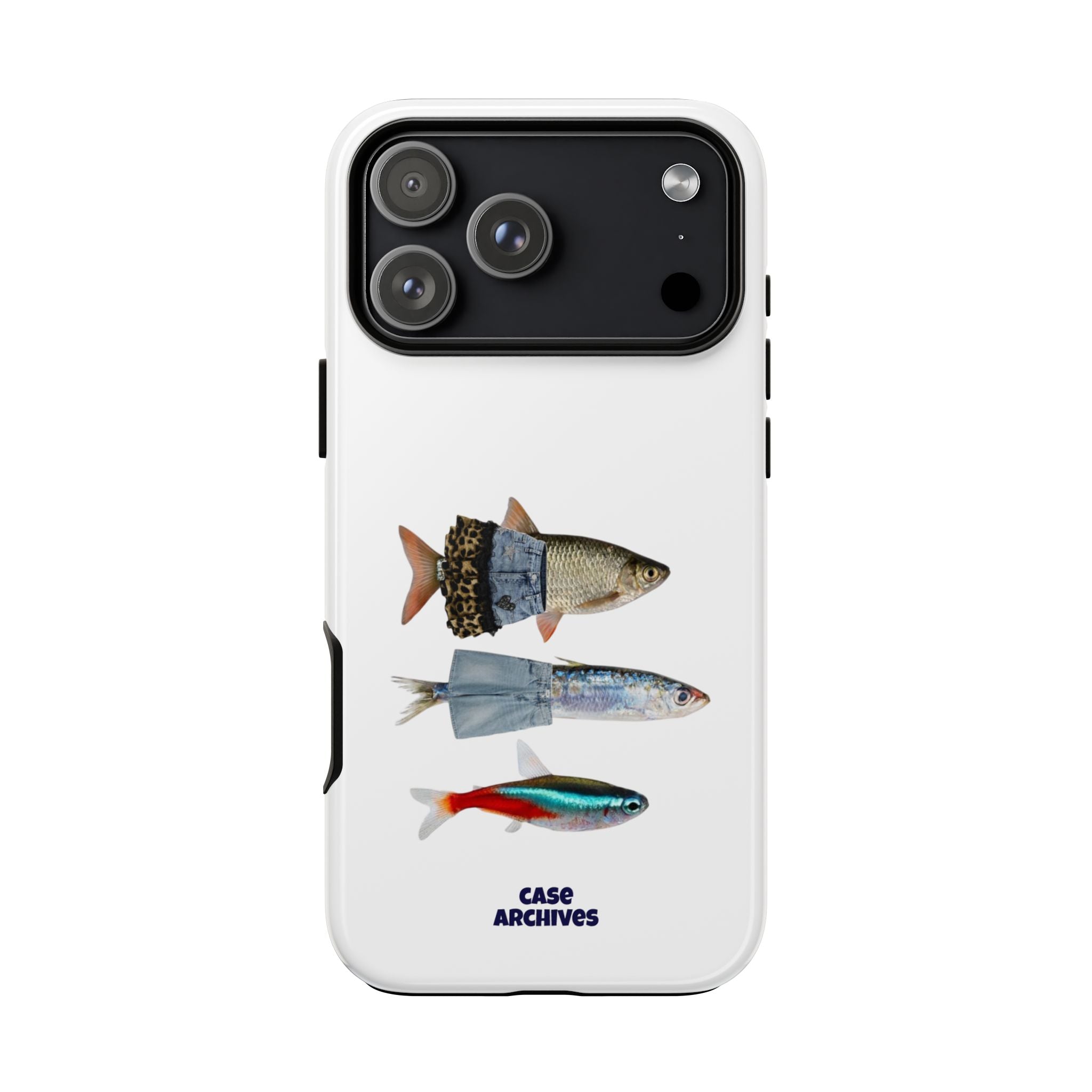 Fish Trio Phone Case — 'Case Archives' Protective iPhone Cover