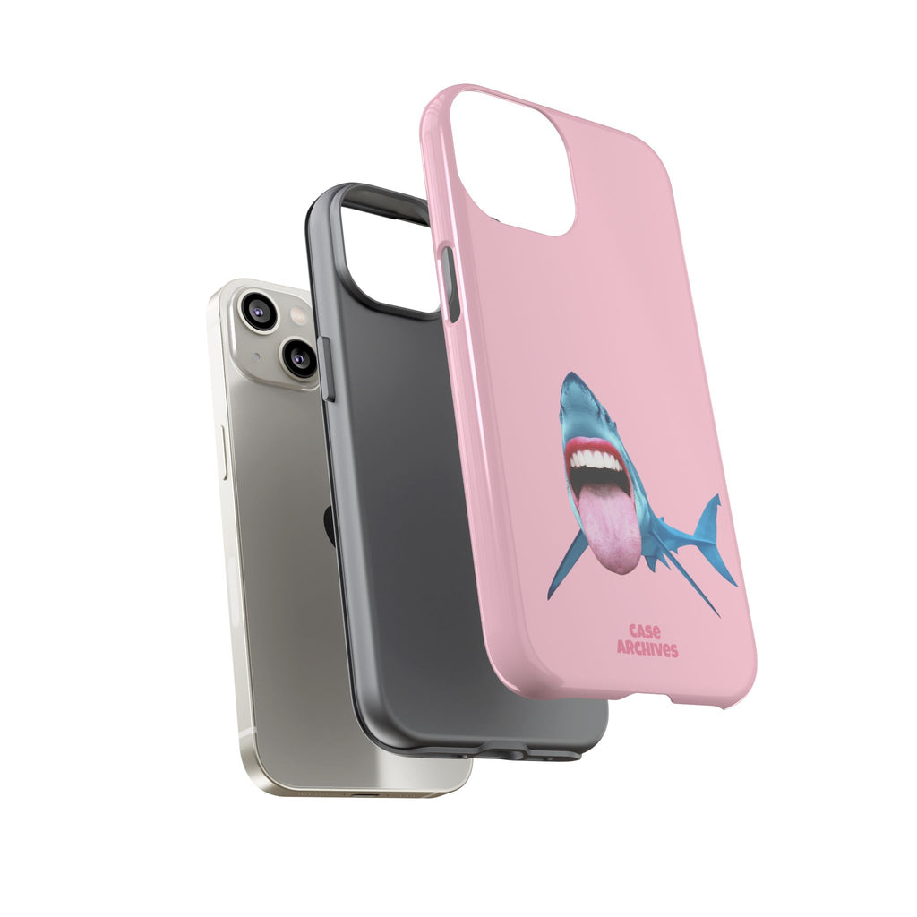 Shark tongue out- funny case