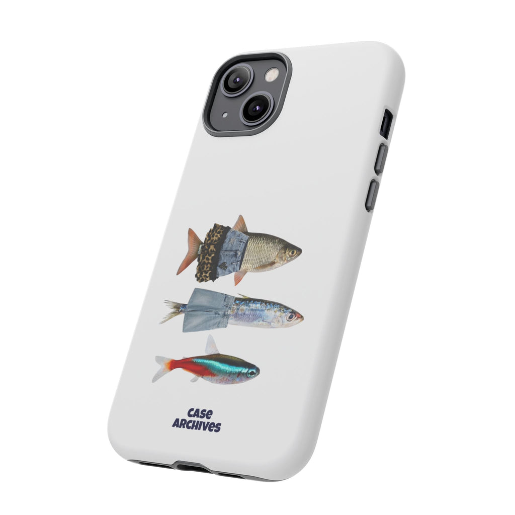 Fish Trio Phone Case — 'Case Archives' Protective iPhone Cover