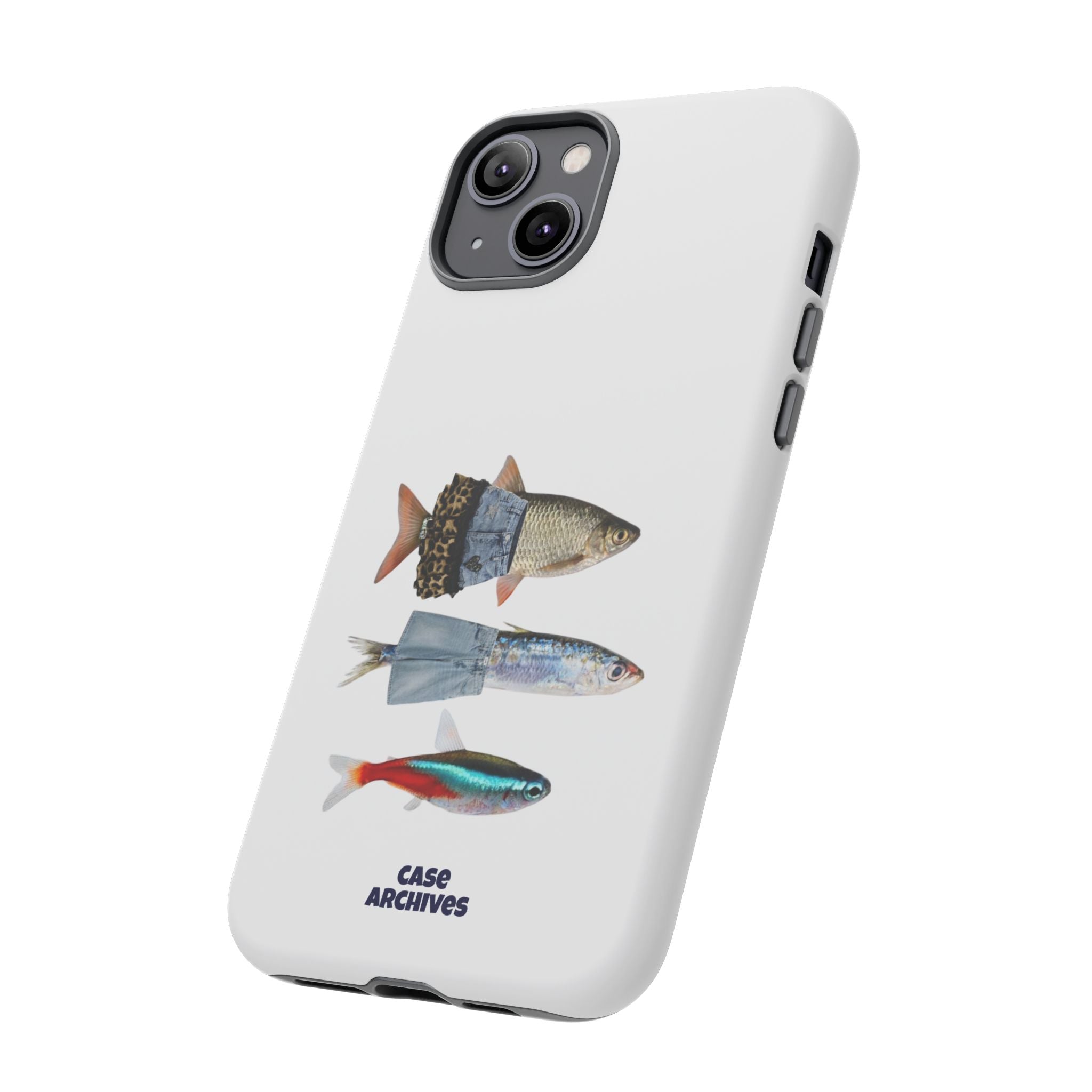 Fish Trio Phone Case — 'Case Archives' Protective iPhone Cover