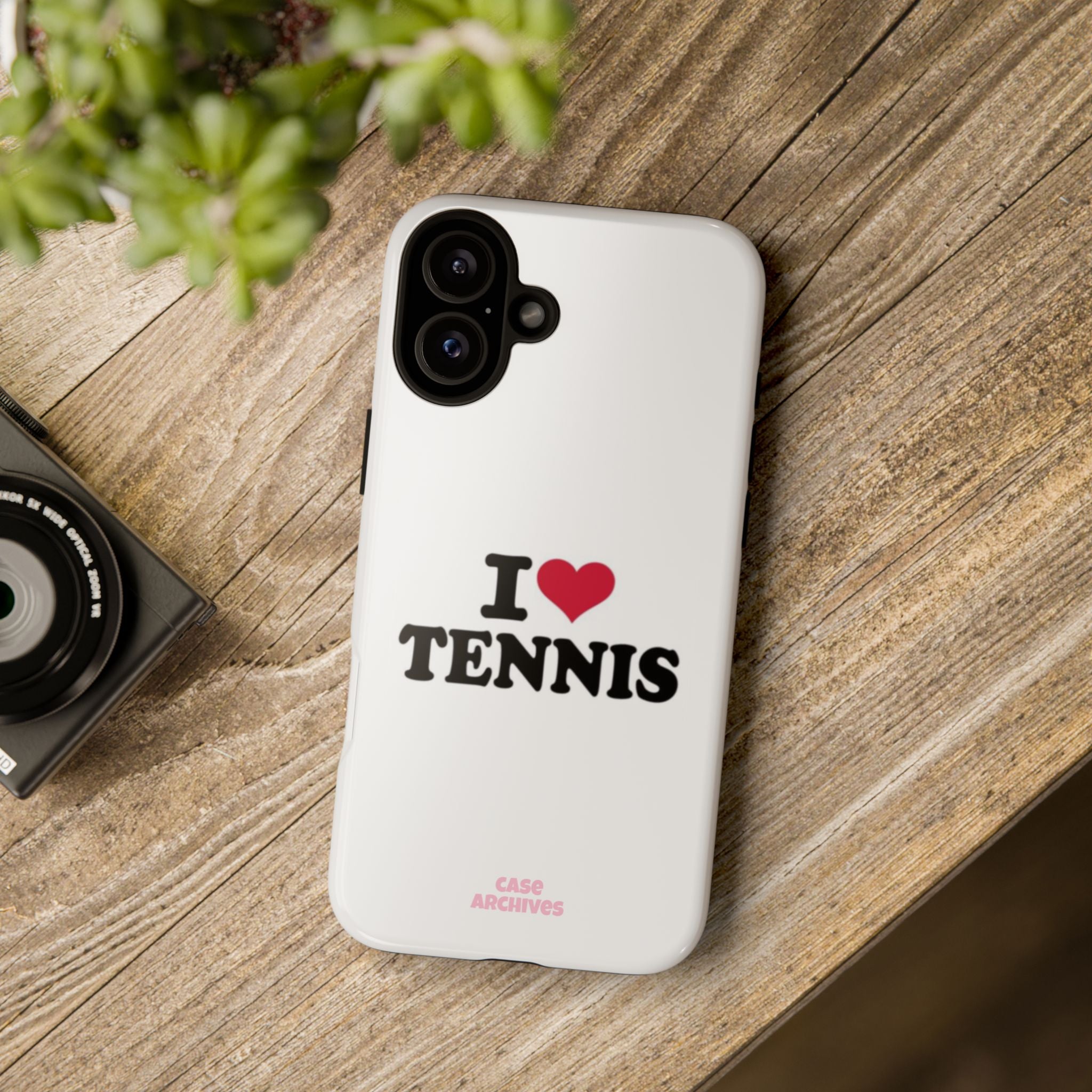 I LOVE  Tennis Phone Case