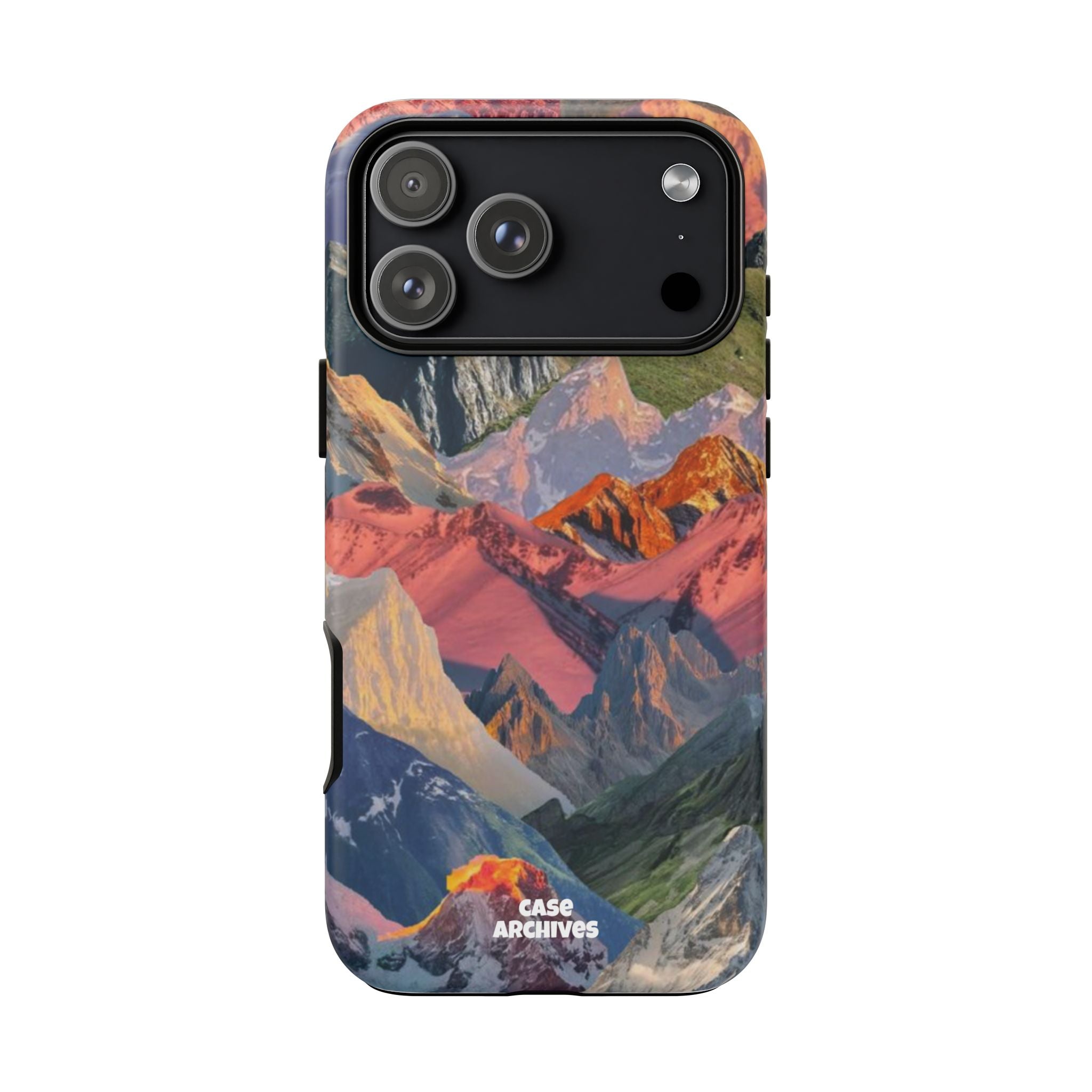Tough Cases Colorful Mountain Landscape Phone Case — Durable Protective iPhone Cover