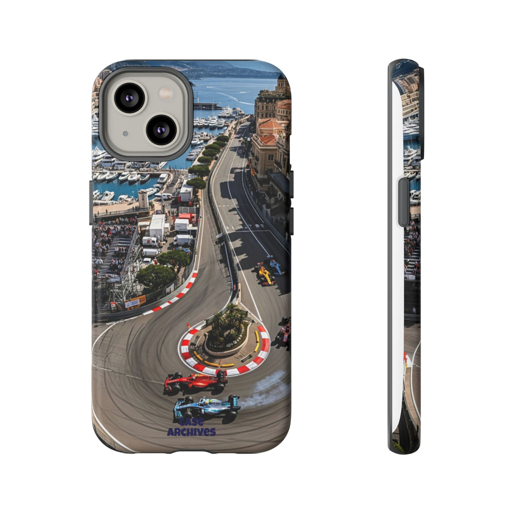 F1 Circuit Phone Case – Monaco Grand Prix Track Design